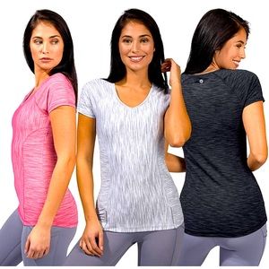 90degrees by REFLEX (3) Short Sleeve Yoga Top